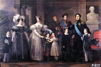 The Swedish Royal Family in 1830s