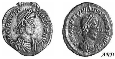 Emperor Gratian and Emperor Valentinian II